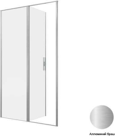 Душевая дверь Allen Brau Priority 120 3.31008.BA серебро браш