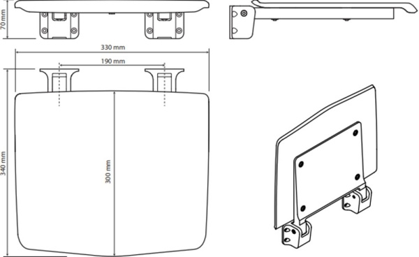 Сиденье для душа Bemeta Shower 203125074