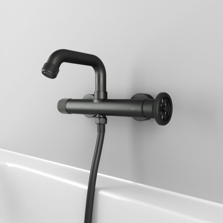 Смеситель для ванны графит IDDIS Grange GRAGMR2i02