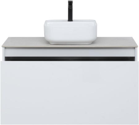 Тумба под раковину Aquanet Nova Lite 100 белый (1 ящик)