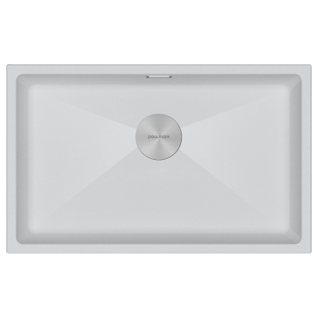 Мойка LUMI 74UNI, IT-GRANIT, LU74-WH, белый, 740х460, Paulmark