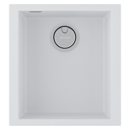 Мойка NEO CLASSIC 41, ACRYSTONE, PM964144-WH, WHITE, 410х435 мм, Paulmark