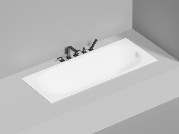 Ванна встраиваемая Salini ORNELLA 170x70 покраска по RAL полностью, S-Sense, матовый 102313MF