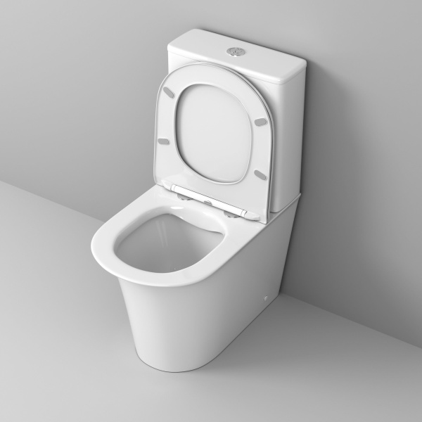 Унитаз Grossman Galaxy GR-4469S (610х365х830) напольный безободковый с тонкой крышкой