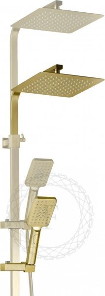 Душевая система FILARETE Waterfall FL2010 (Матовое золото)