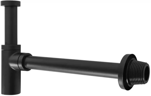 Сифон для раковины Hansberge H175 Черный матовый
