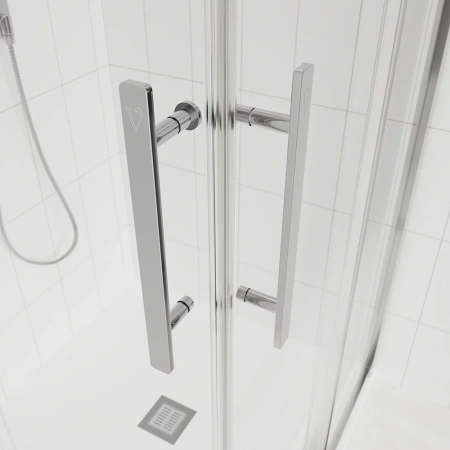 Душевой угол Veconi Evo 300 CH, 1000х1000x1950, хром, прозрачное стекло