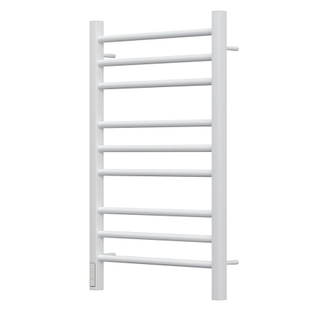 Полотенцесушитель электрический Point PN70758W П9 500x800, диммер слева, белый