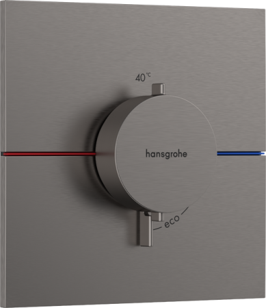 Термостат для скрытой установки Hansgrohe ShowerSelect Comfort E. 15574340. матовый черный хром 15574340