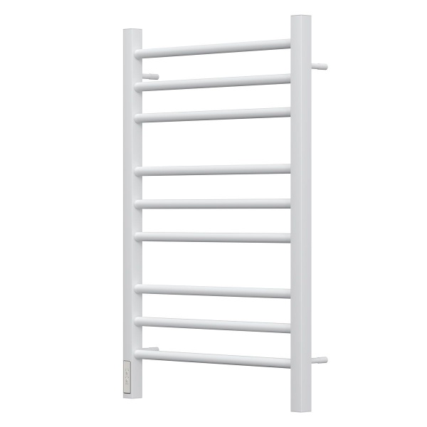 Полотенцесушитель электрический Point PN70758W П9 500x800, диммер слева, белый