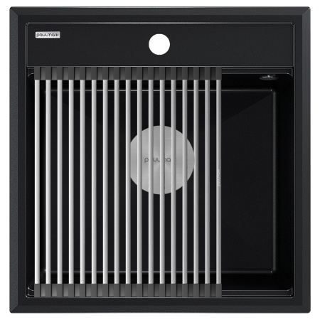 Мойка STEPIA 50, IT-GRANIT, PM115051-BLM, черный, 500х510, Paulmark