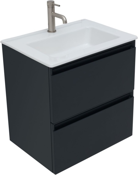 Тумба с раковиной Allen Brau Eclipse 60 1.E1001.AM антрацит матовый
