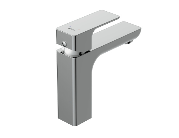 Смеситель для раковины Cersanit GEO однорычажный клик клак, 63039