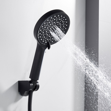 Смеситель для ванны Shevanik S4322H, черный