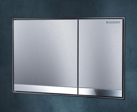 Смывная клавиша Geberit Sigma 60 115.640.GH.1 хром матовый, хром глянец