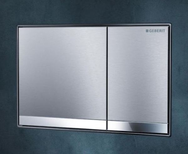 Смывная клавиша Geberit Sigma 60 115.640.GH.1 хром матовый, хром глянец