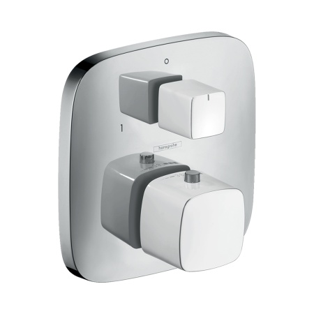 Hansgrohe PuraVida Термостат с запорным/переключающим вентилем скрытого монтажа хром 15771000