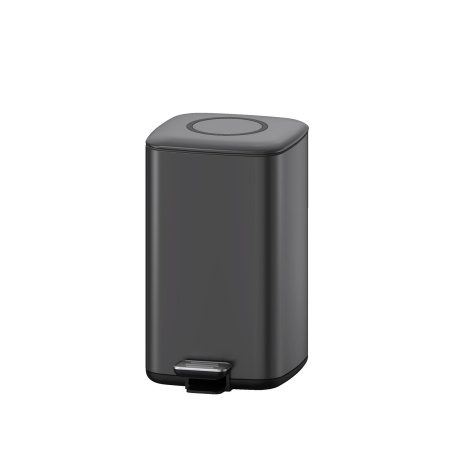 Педальное ведро для мусора WeltWasser WW WALLY TG 12L серый матовый