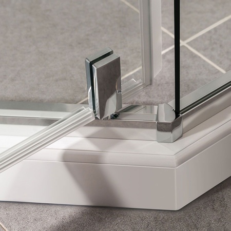 Душевой уголок Vincea Slim-U VSP-2SU900CL, 900*900, хром, стекло прозрачное