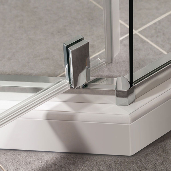 Душевой уголок Vincea Slim-U VSP-2SU900CL, 900*900, хром, стекло прозрачное