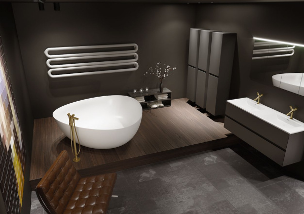 Ванна из искусственного мрамора Riho Ovideo 160х160 BS5000500000000