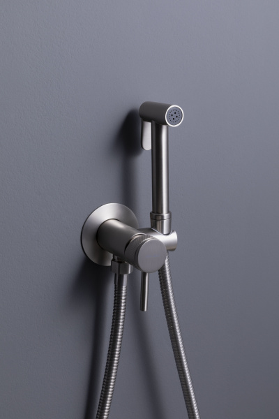 Смеситель с гигиеническим душем Allen Brau Priority 5.31A29-BN никель браш (с внутренней частью)