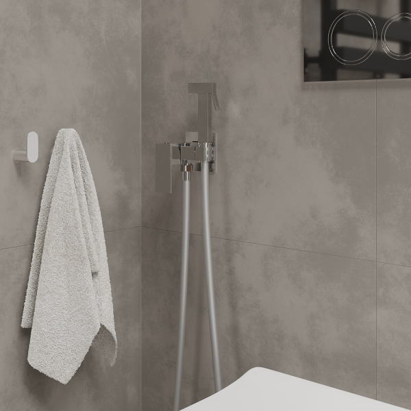 Смеситель встраиваемый RoxenBath Caspia 500960-CH с гигиеническим душем