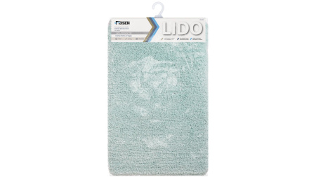 Коврик для ванной Fixsen Lido 1-ый, FX-3002T, бирюзовый, 50х80см