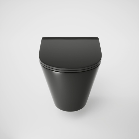 Унитаз Grossman GR-4477BMS (480х360х360) подвесной безободковый черный матовый с тонкой крышкой