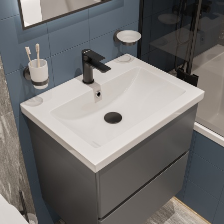 Смеситель для раковины STWORKI Колдинг S32010BK черный