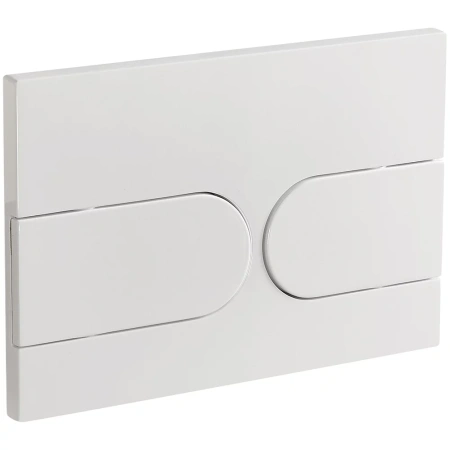 Кнопка смыва Veconi FLUSH V6, FLV6-W, 240х162х10, пластик, белый глянец