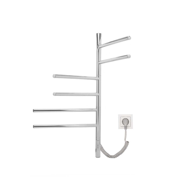 Полотенцесушитель электрический Vincea VTD-1S1CE 43x60, хром, таймер