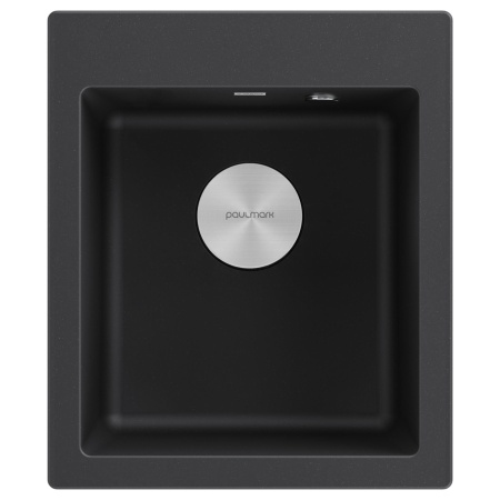 Мойка KANTE 40, IT-GRANIT, PM104249-BL, черный гранит, 415х490 мм, Paulmark