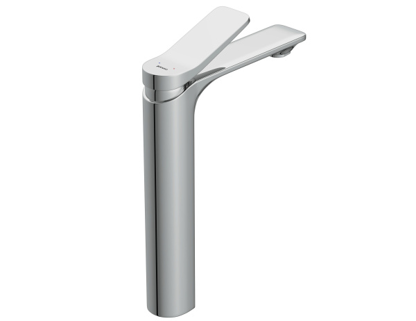 Смеситель для раковины Cersanit ODRA высокий однорычажный клик клак, 63054