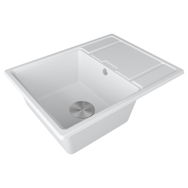 Мойка FLUGEN 50-650, IT-GRANIT, PM216550-WH, белый, 650х500 мм, Paulmark