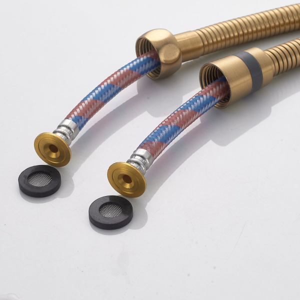 Гигиенический душ со смесителем Shevanik S147T, оружейная сталь