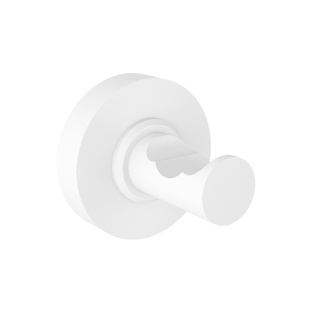 Настенный крючок для полотенец в ванную комнату Wellsee Finishing Touch 182520000, материал латунь, цвет белый. Выдерживает вес до 10 кг