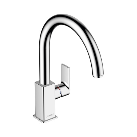 Hansgrohe Vernis Shape M35 Кухонный смеситель однорычажный 260 с поворотным изливом хром 71871000