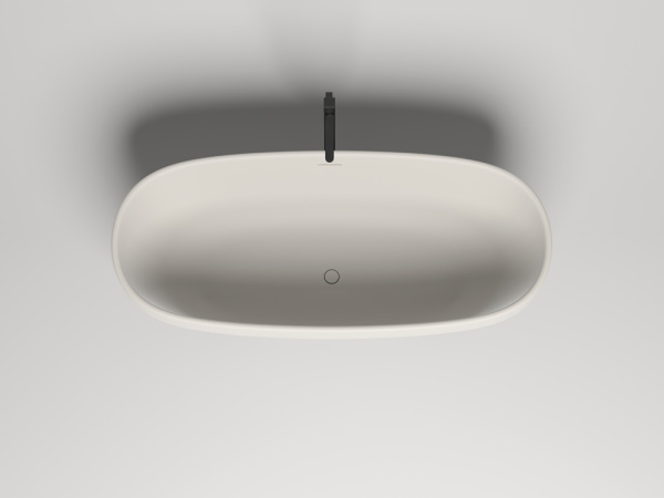 Ванна отдельностоящая Salini GRECA 180x80 покраска по RAL полностью, S-Stone, матовый 103121MF