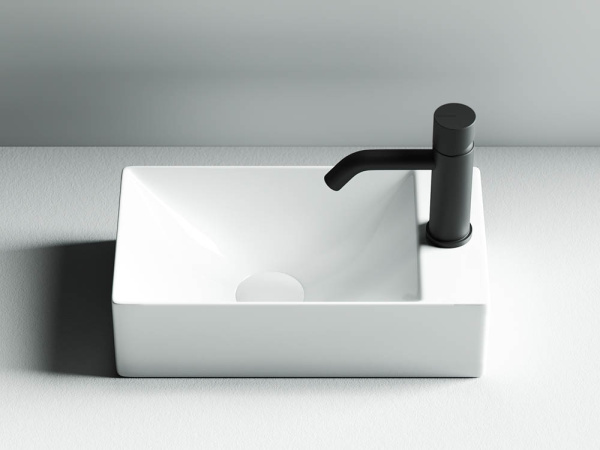 Умывальник Ceramicanova чаша накладная квадратная Element 400x400x140мм