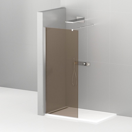 Душевая перегородка CEZARES LIBERTA-L-1-80-BR-Cr
