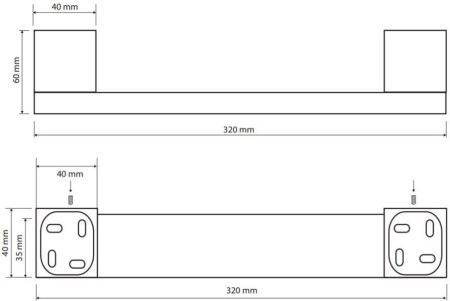 Поручень Bemeta Nero 135507670