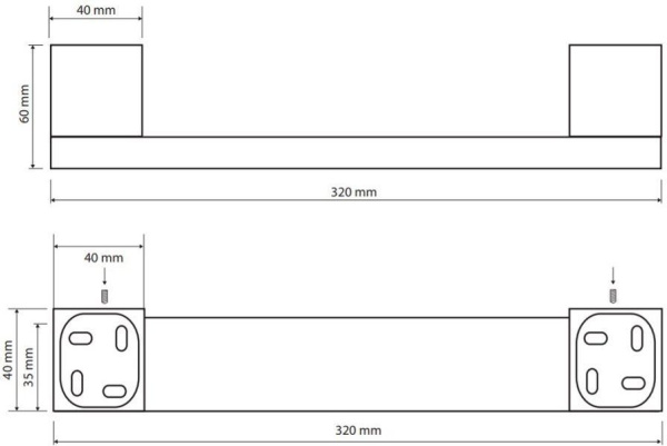 Поручень Bemeta Nero 135507670