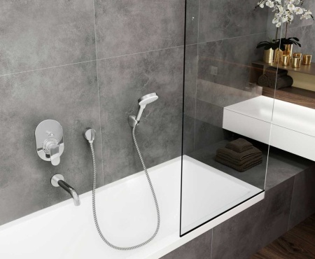 Hansgrohe Vernis Shape Смеситель для ванны однорычажный скрытого монтажа хром 71458000
