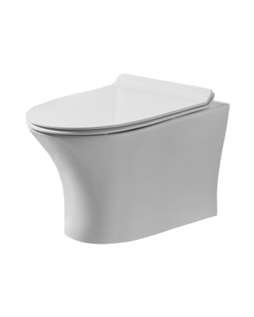 Orange Y01100w унитаз подвесной безободковый, с микролифтом