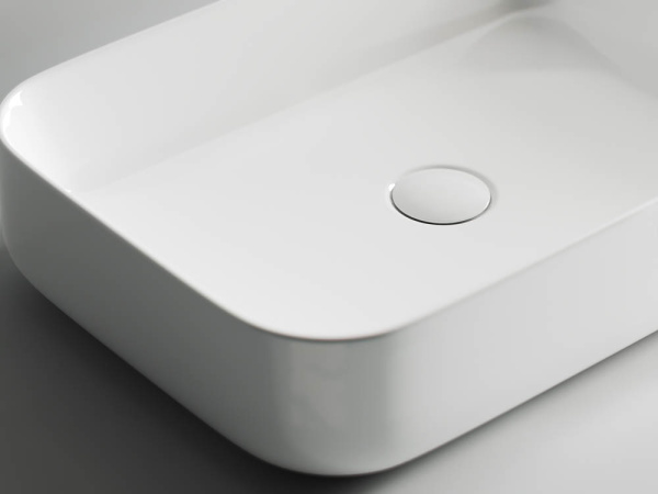 Умывальник Ceramicanova чаша накладная неправильной формы Element 550x400x140мм