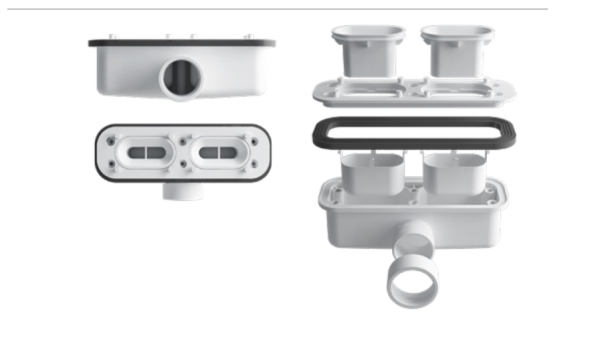 Сифон для поддонов Vincea Vsph-D611 с гидрозатовром