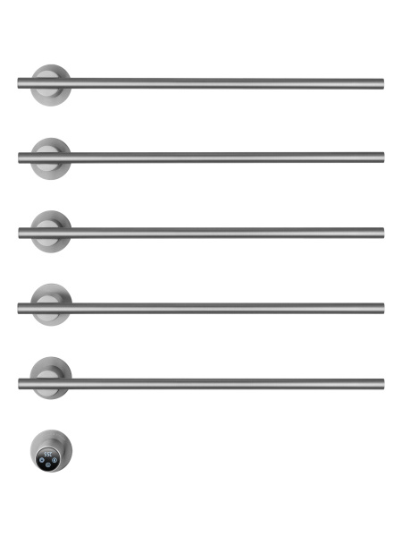 Полотенцесушитель электрический встраиваемый WONZON & WOGHAND, Брашированный никель (WW-A365-BR)