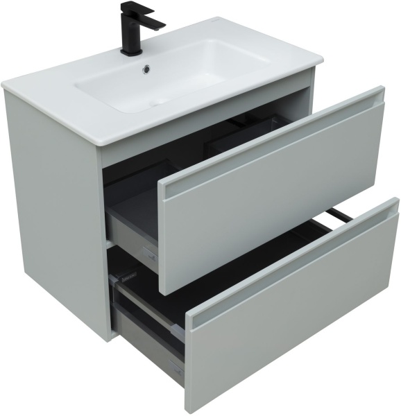 Тумба с раковиной Allen Brau Eclipse 80 1.E1002.PWM папирус матовый