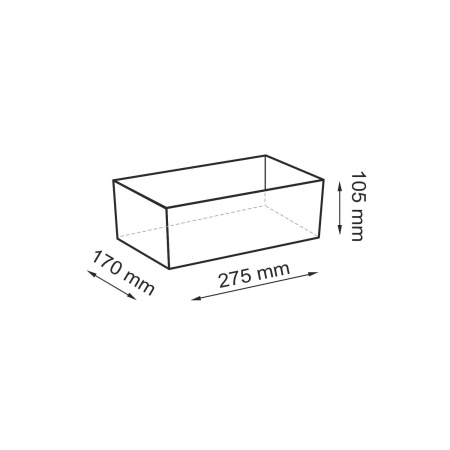 Корзина WasserKRAFT Aula  WB-110-S
